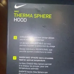 スキー・スノーボードアクセサリー nike ski mask pro sphere hood Amazon.com: Nike Run Therma Sphere Hood Black | Silver